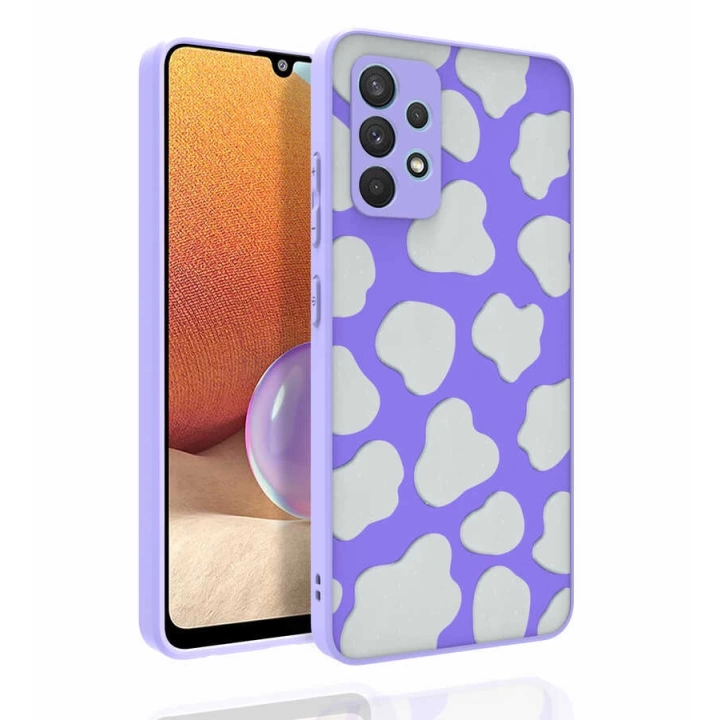 Galaxy A32 4g Kılıf Desenli Kamera Korumalı Parlak Redclick Nora Kapak