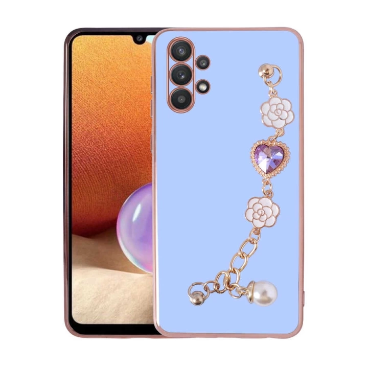 Galaxy A32 4g Kılıf El Tutamaçlı Kamera Korumalı Redclick Taka Silikon Kapak