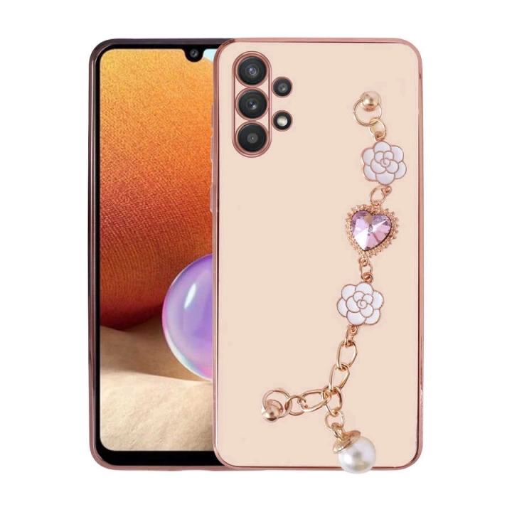 Galaxy A32 4g Kılıf El Tutamaçlı Kamera Korumalı Redclick Taka Silikon Kapak
