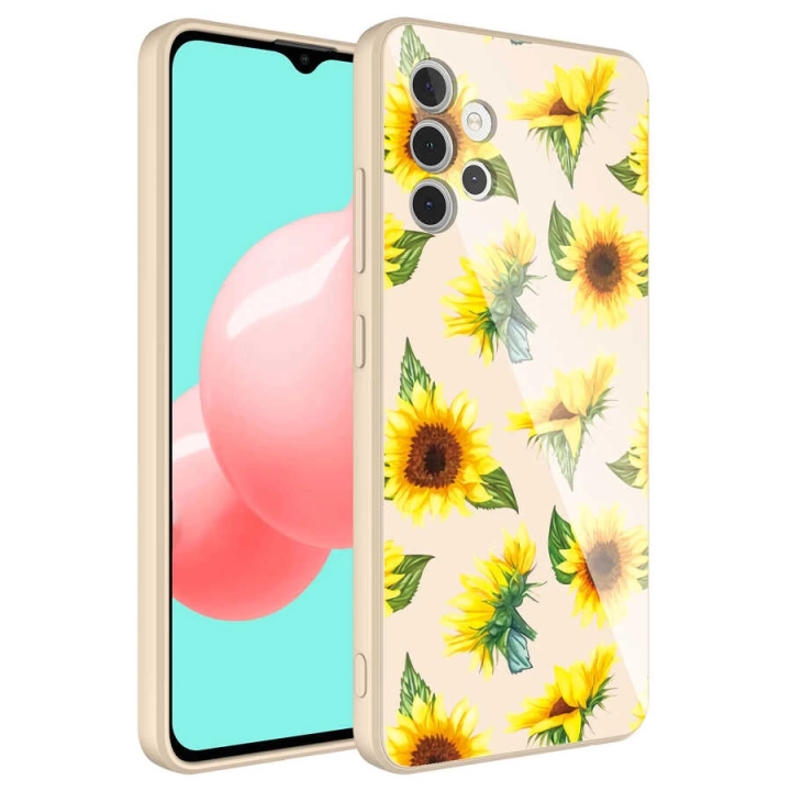 Galaxy A32 4g Kılıf Kamera Korumalı Desenli Sert Silikon Redclick Epoksi Kapak
