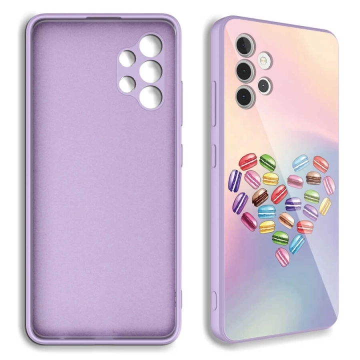 Galaxy A32 4g Kılıf Kamera Korumalı Desenli Sert Silikon Redclick Epoksi Kapak