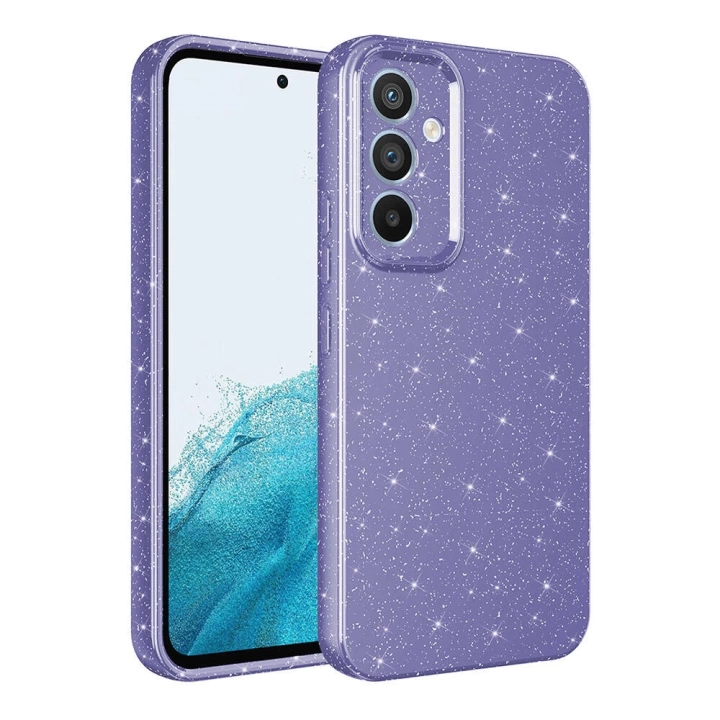 Galaxy A35 Kılıf Kamera Korumalı Simli Lüks Redclick Koton Kapak