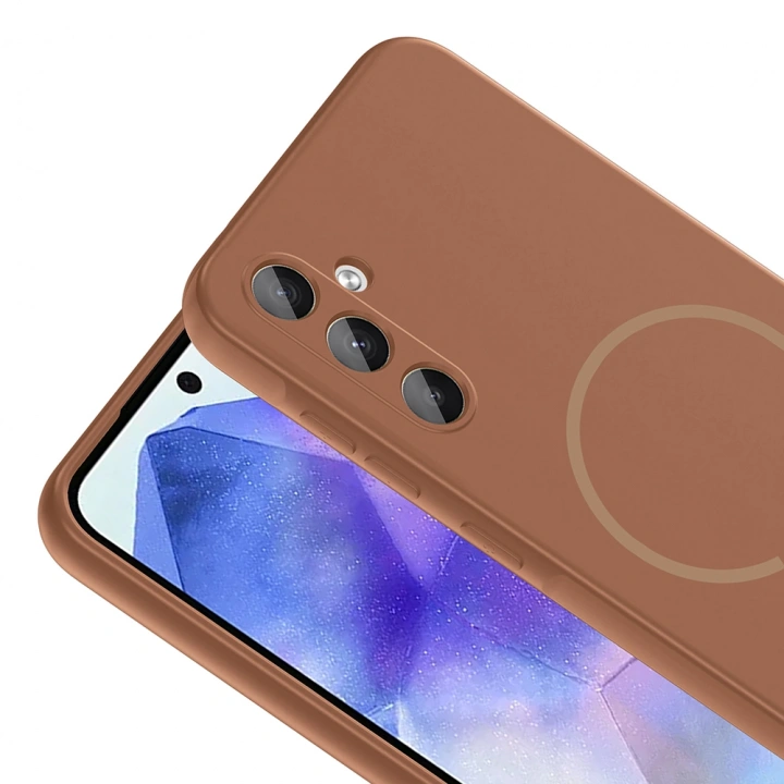 Galaxy A35 Kılıf M-safe Şarj Özellikli Redclick Meta Kapak