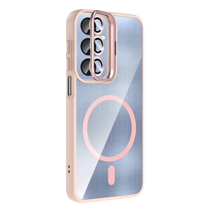 Galaxy A36 Kılıf Standlı ve Kamera Lens Hediyeli Redclick Etro Kapak