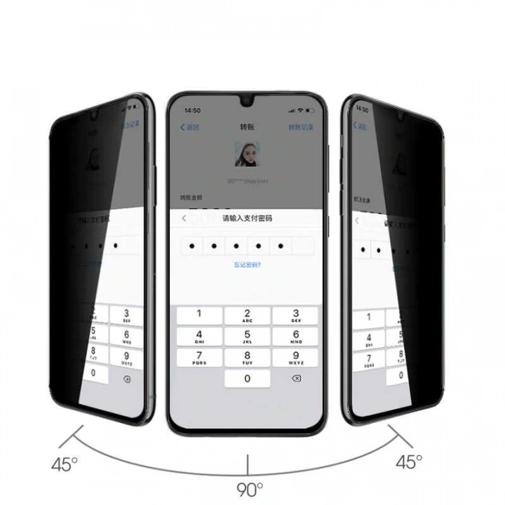 Galaxy A36 Redclick New 5D Privacy Temperli Ekran Koruyucu