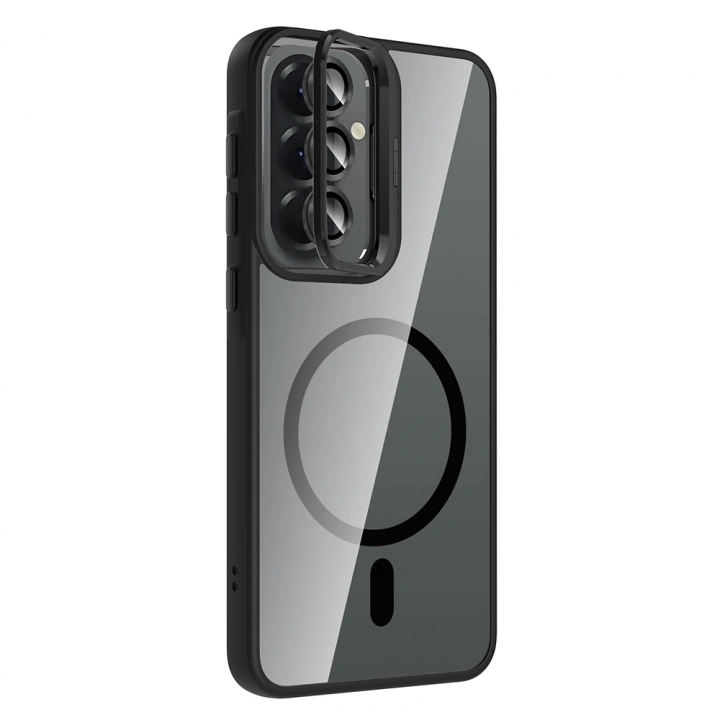 Galaxy A37 Kılıf Standlı ve Kamera Lens Hediyeli Redclick Etro Kapak