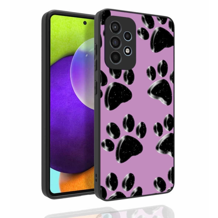 Galaxy A52 Kılıf Desenli Kamera Korumalı Parlak Redclick Nora Kapak