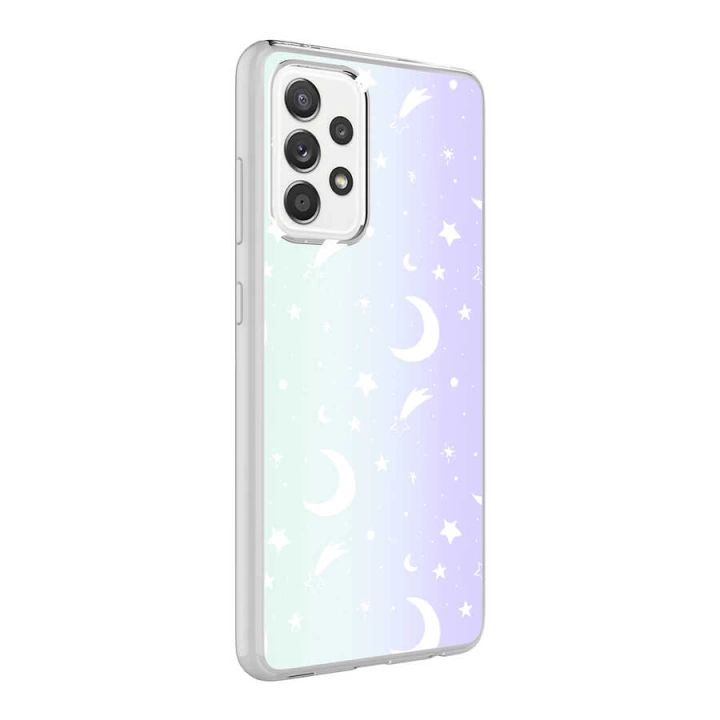 Galaxy A52 Kılıf Redclick M-blue Desenli Kapak