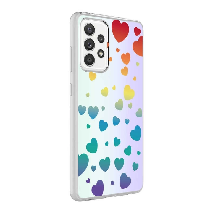 Galaxy A52 Kılıf Redclick M-blue Desenli Kapak