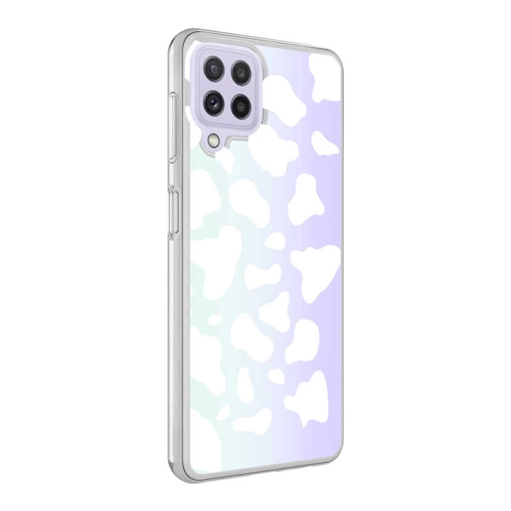 Galaxy M32 Kılıf Redclick M-blue Desenli Kapak