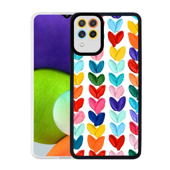 Galaxy M32 Kılıf Redclick M-fit Desenli Kapak
