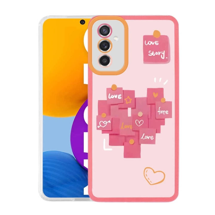 Galaxy M52 Kılıf Redclick M-fit Desenli Kapak
