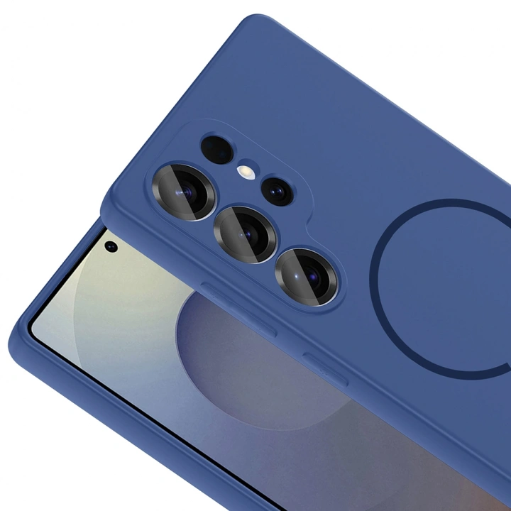 Galaxy S24 Ulta Kılıf M-safe Şarj Özellikli Redclick Meta Kapak