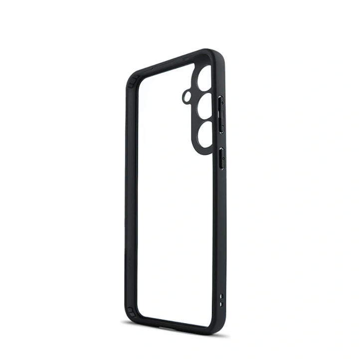 Galaxy S25 FE Kılıf Kamera Korumalı Şeffaf Arka Yüzey Redclick New Roll Kapak