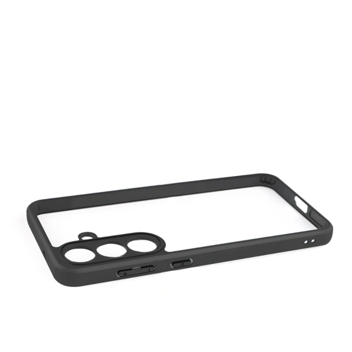 Galaxy S25 FE Kılıf Kamera Korumalı Şeffaf Arka Yüzey Redclick New Roll Kapak