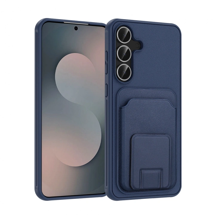 Galaxy S25 FE Kılıf Kartlıklı TPU Redclick Bikart Kapak