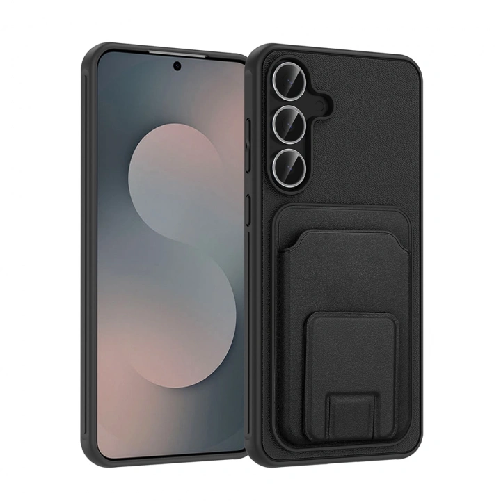 Galaxy S25 FE Kılıf Kartlıklı TPU Redclick Bikart Kapak