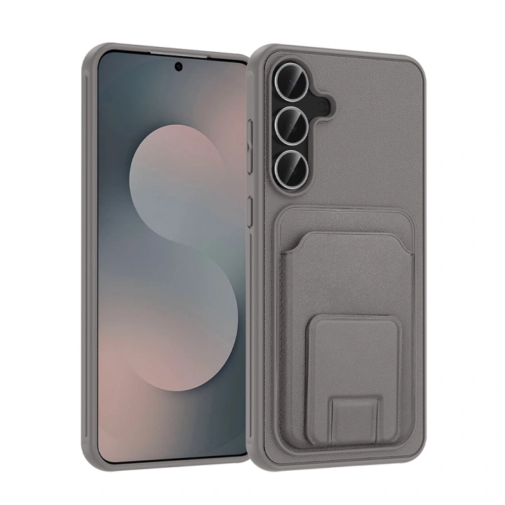 Galaxy S25 FE Kılıf Kartlıklı TPU Redclick Bikart Kapak