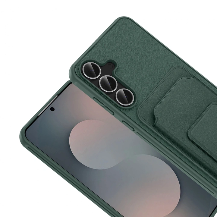 Galaxy S25 FE Kılıf Kartlıklı TPU Redclick Bikart Kapak