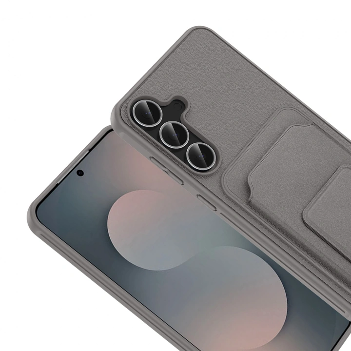 Galaxy S25 FE Kılıf Kartlıklı TPU Redclick Bikart Kapak