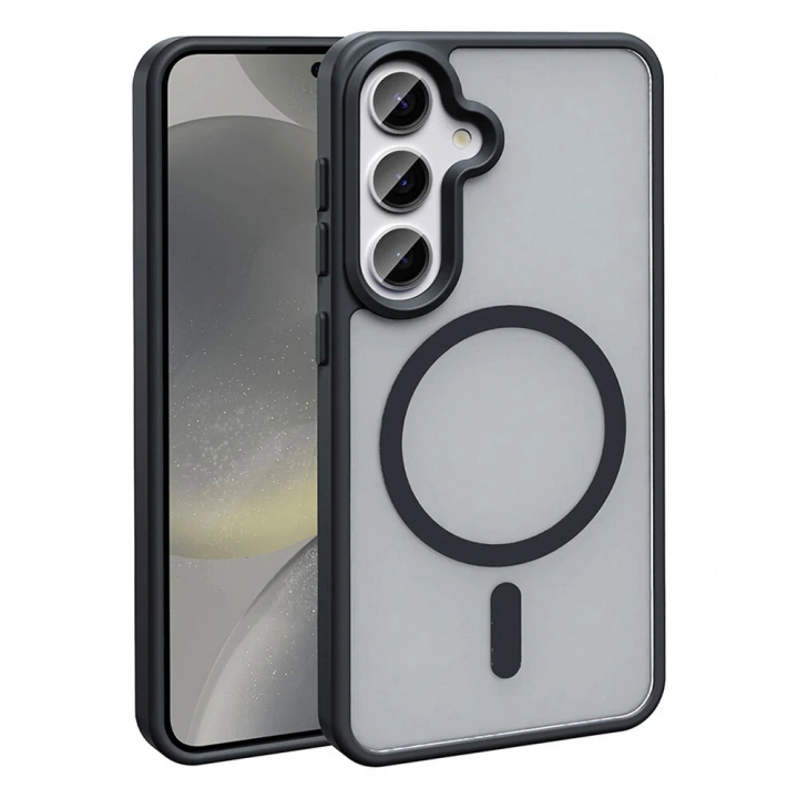 Galaxy S25 FE Kılıf M-safe Şarj Özellikli Mat Arka Yüzey Redclick Sio Kapak