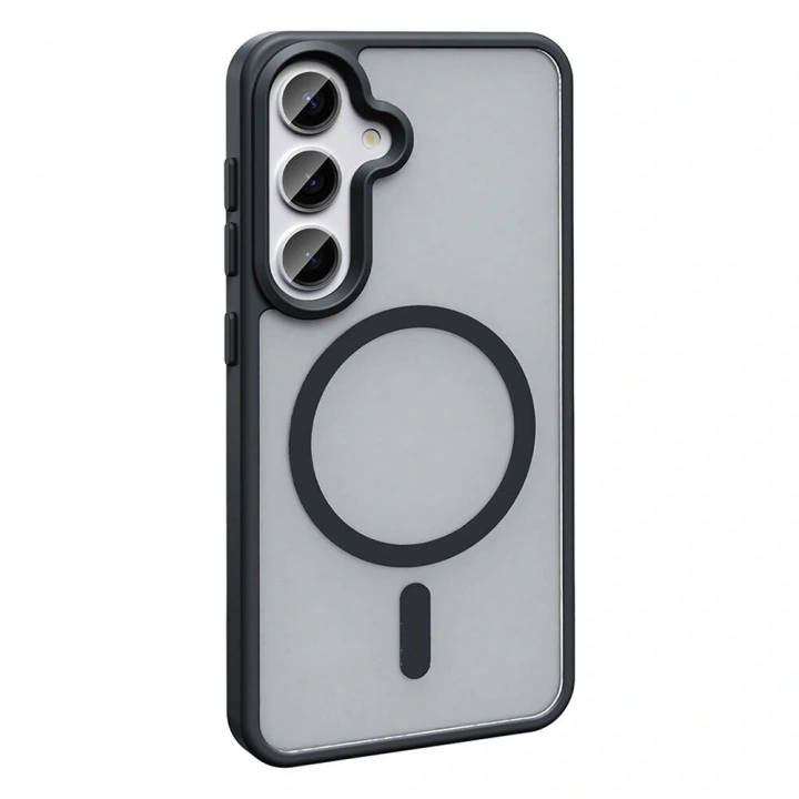 Galaxy S25 FE Kılıf M-safe Şarj Özellikli Mat Arka Yüzey Redclick Sio Kapak