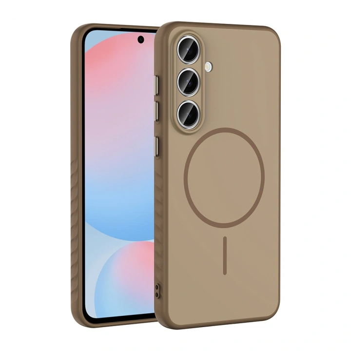 Galaxy S25 FE Kılıf M-safe Şarj Özellikli Redclick Tea Kapak