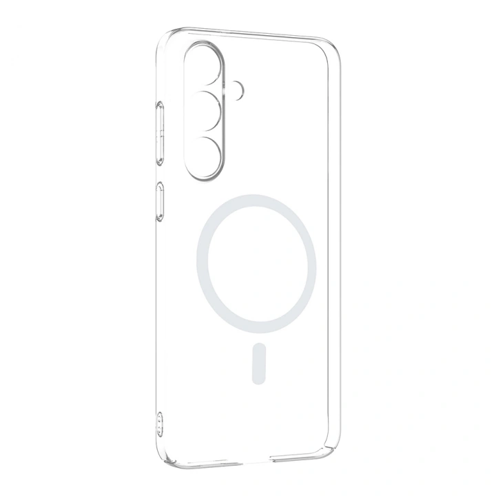 Galaxy S25 FE Ultra Kamera Korumalı M-Safe Şarj Özellikli Şeffaf Redclick London Silikon Kapak