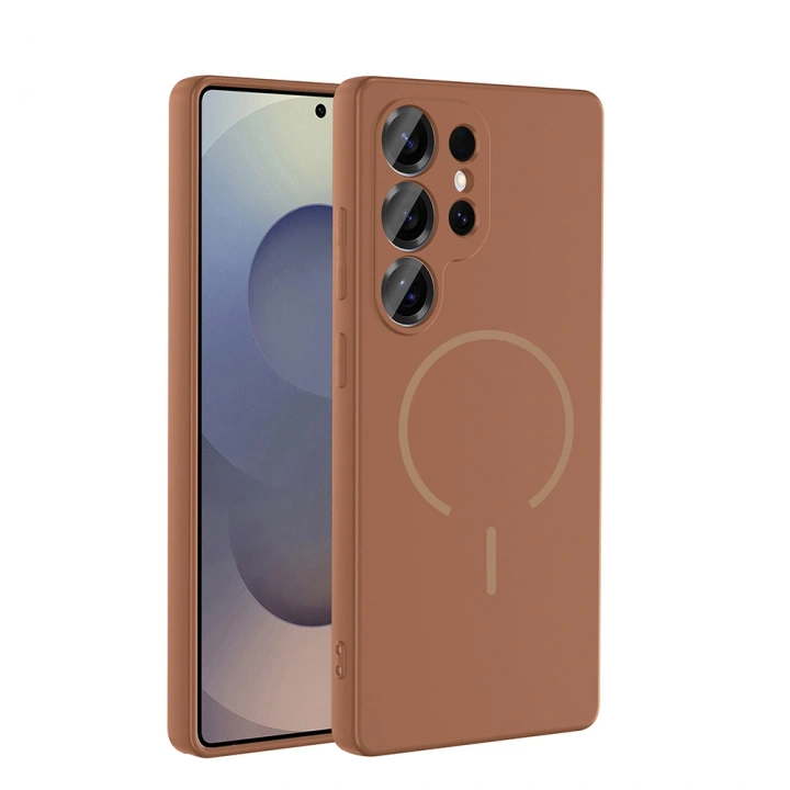 Galaxy S25 Ultra Kılıf M-safe Şarj Özellikli Redclick Meta Kapak