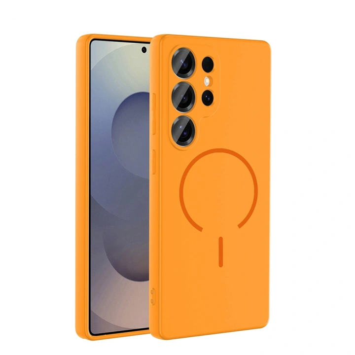 Galaxy S25 Ultra Kılıf M-safe Şarj Özellikli Redclick Meta Kapak