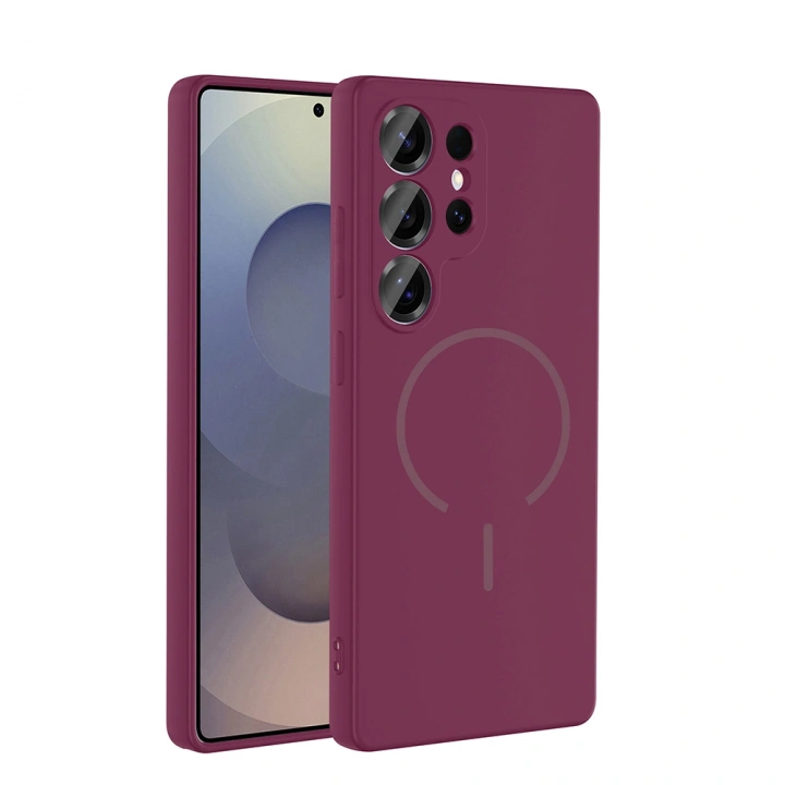 Galaxy S25 Ultra Kılıf M-safe Şarj Özellikli Redclick Meta Kapak