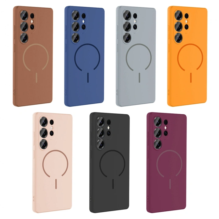 Galaxy S25 Ultra Kılıf M-safe Şarj Özellikli Redclick Meta Kapak