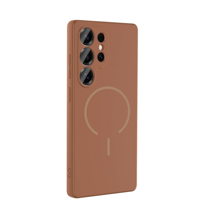 Galaxy S25 Ultra Kılıf M-safe Şarj Özellikli Redclick Meta Kapak