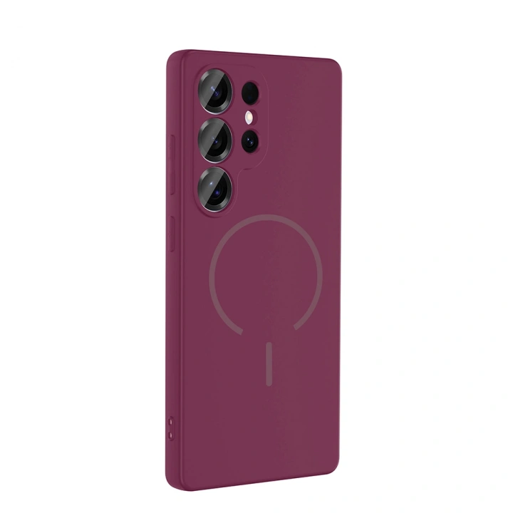 Galaxy S25 Ultra Kılıf M-safe Şarj Özellikli Redclick Meta Kapak