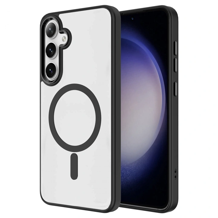 Galaxy S26 Kılıf M-safe Şarj Özellikli Redclick Krom M-safe Silikon Kapak