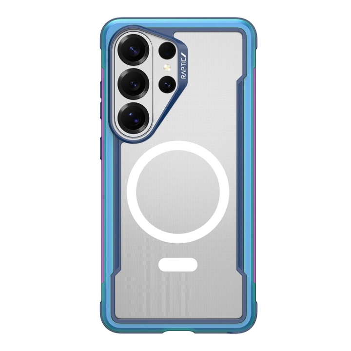 Galaxy S26 Ultra Kılıf M-safe Şarj Özellikli Airbagli Raptic Shield Serisi Şeffaf Arka Yüzey Kapak