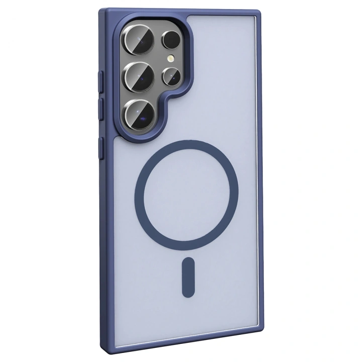 Galaxy S26 Ultra Kılıf M-safe Şarj Özellikli Mat Arka Yüzey Redclick Sio Kapak