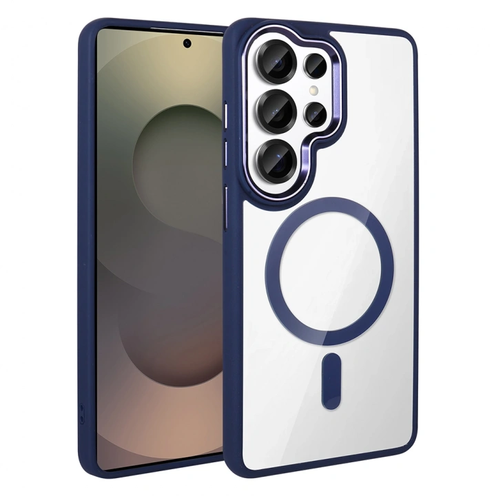 Galaxy S26 Ultra Kılıf M-safe Şarj Özellikli Redclick Krom M-safe Silikon Kapak