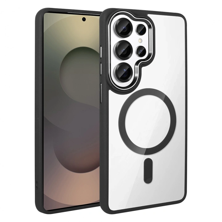 Galaxy S26 Ultra Kılıf M-safe Şarj Özellikli Redclick Krom M-safe Silikon Kapak