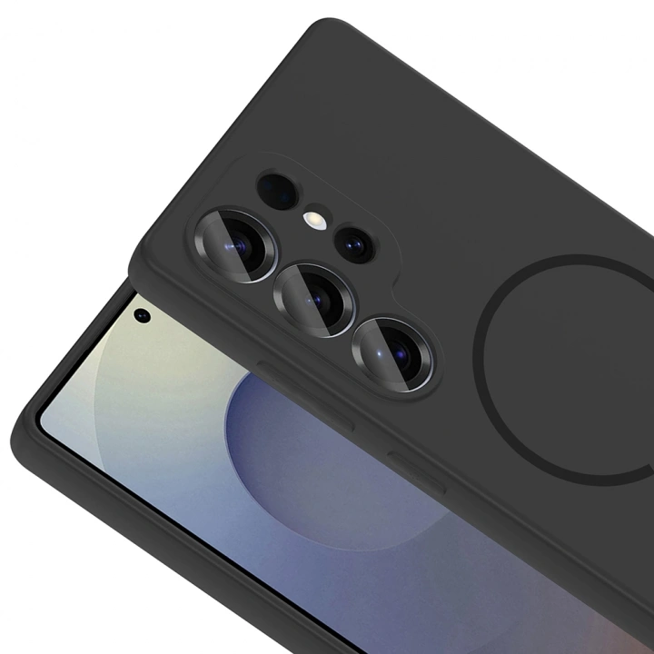 Galaxy S26 Ultra Kılıf M-safe Şarj Özellikli Redclick Meta Kapak