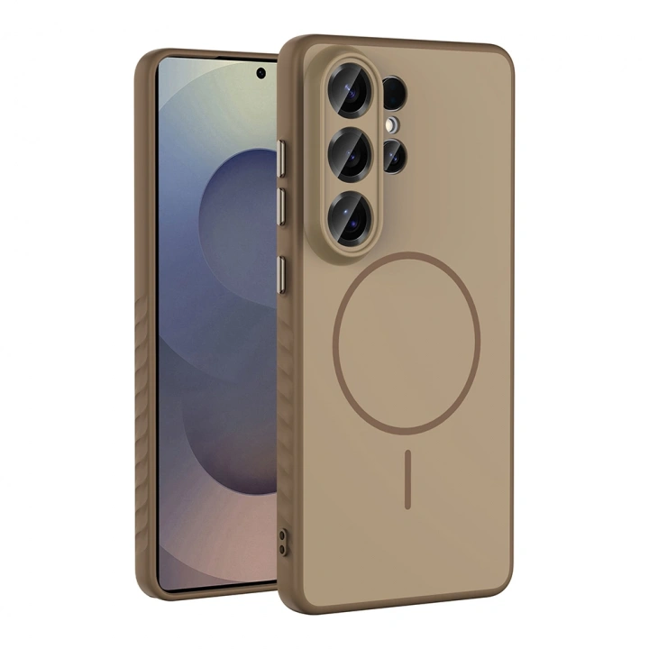 Galaxy S26 Ultra Kılıf M-safe Şarj Özellikli Redclick Tea Kapak