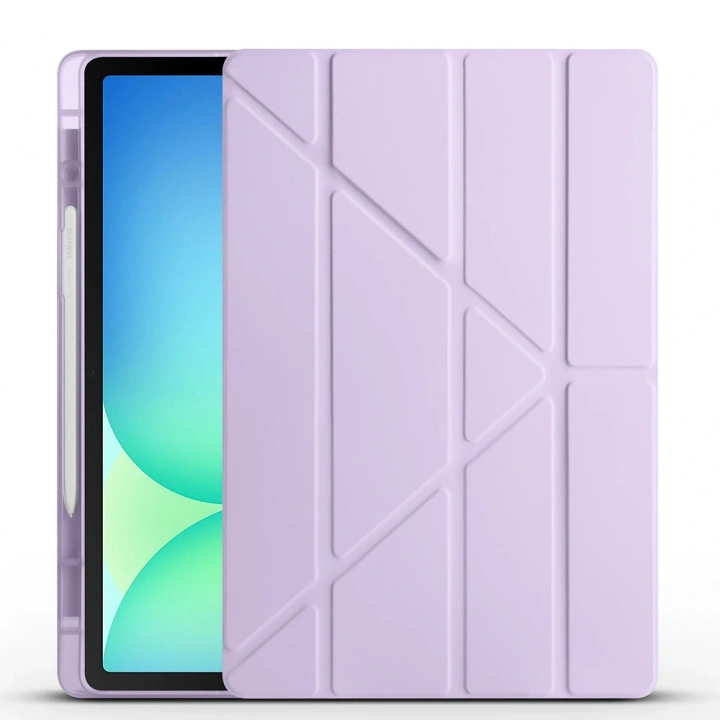 Galaxy Tab S10 FE Plus Kılıf Redclick Tri Folding Kalem Bölmeli Standlı Kılıf