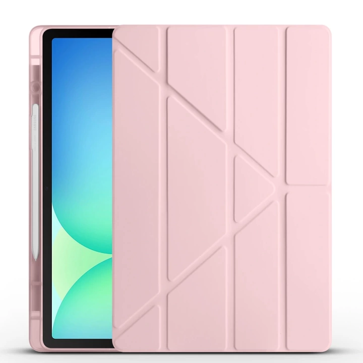 Galaxy Tab S10 FE Plus Kılıf Redclick Tri Folding Kalem Bölmeli Standlı Kılıf