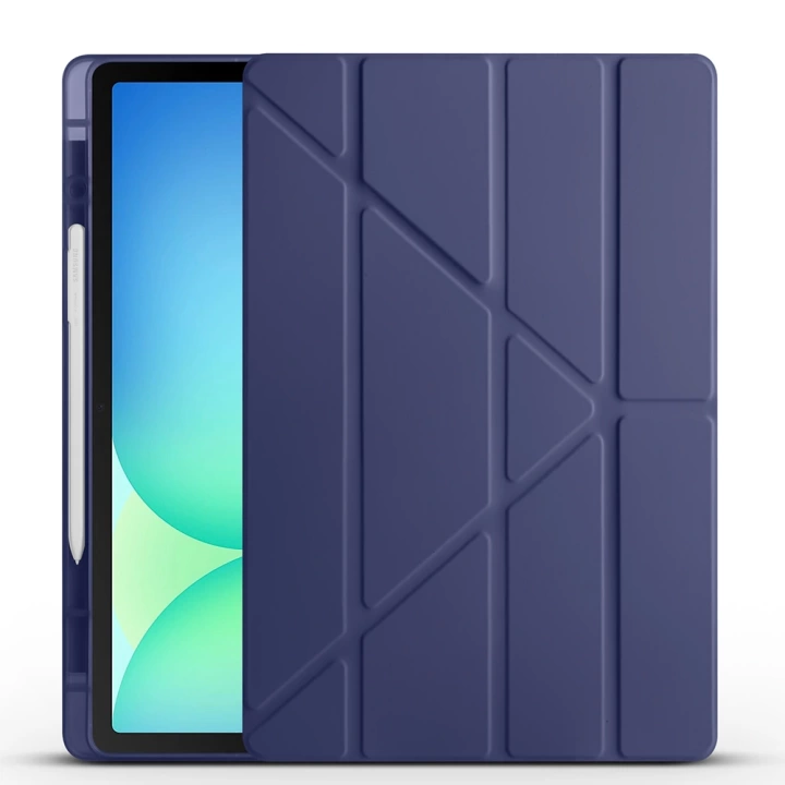 Galaxy Tab S10 FE Plus Kılıf Redclick Tri Folding Kalem Bölmeli Standlı Kılıf