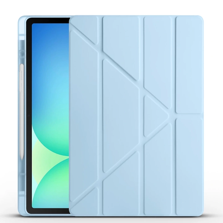 Galaxy Tab S10 FE Plus Kılıf Redclick Tri Folding Kalem Bölmeli Standlı Kılıf