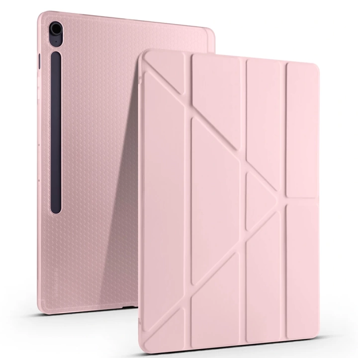 Galaxy Tab S10 FE Plus Kılıf Redclick Tri Folding Kalem Bölmeli Standlı Kılıf