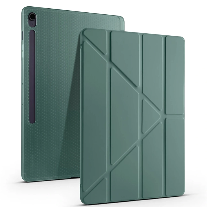 Galaxy Tab S10 FE Plus Kılıf Redclick Tri Folding Kalem Bölmeli Standlı Kılıf