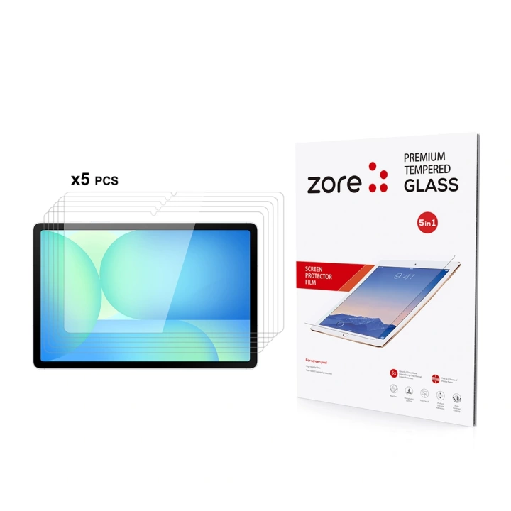 Galaxy Tab S10FE Plus Redclick 5in1 Tablet Temperli Cam Ekran Koruyucu