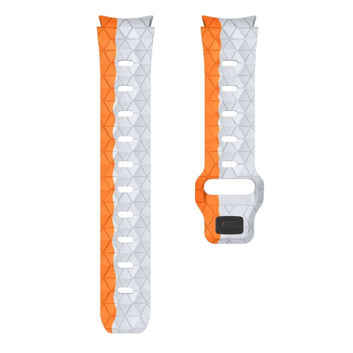 Galaxy Watch 4 5 6 Pro Redclick KRD-116 20mm Futbol Desenli Spor Tasarımlı Silikon Kordon