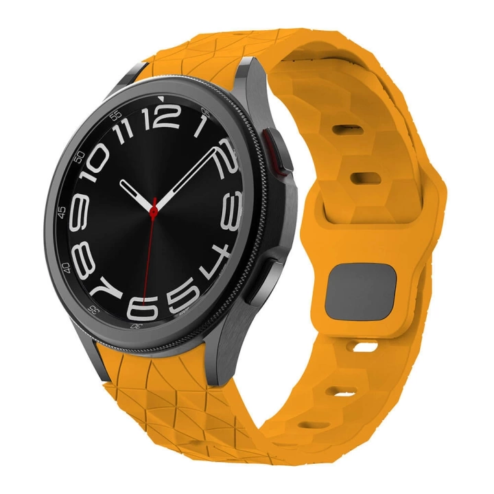 Galaxy Watch 6 40mm Redclick KRD-116 20mm Futbol Desenli Spor Tasarımlı Silikon Kordon